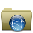 Brown Folder Remote Icon 128x128 png